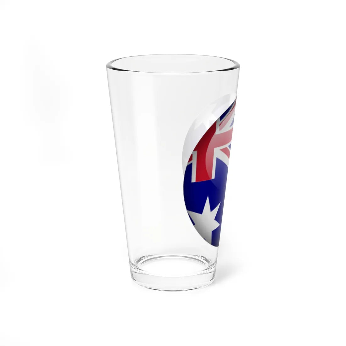 Flag orb Australia (Australia) Pint Glass 16oz - Go Mug Yourself