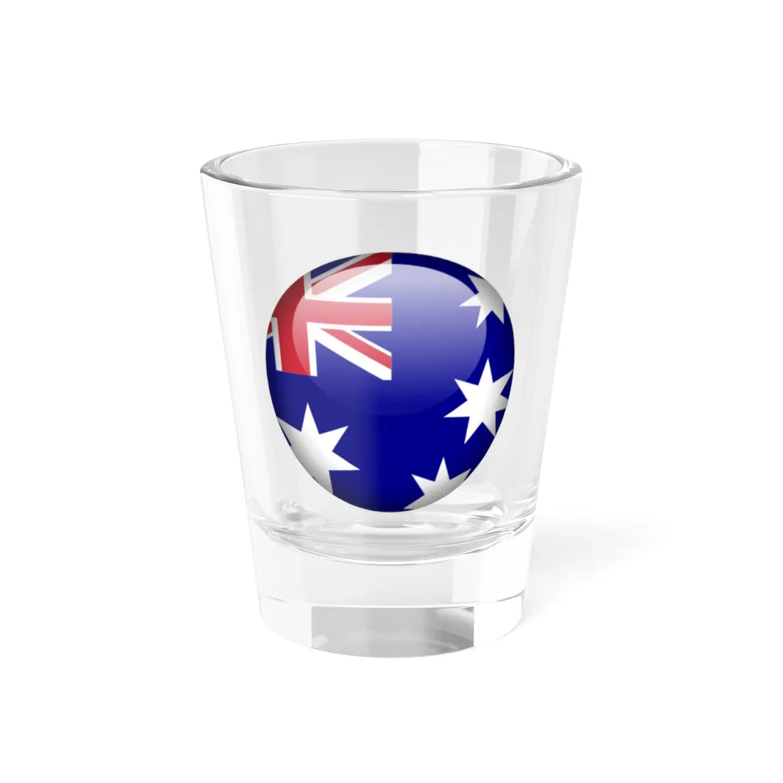 Flag orb Australia (Australia) Shot Glass 1.5oz 1.5oz - Go Mug Yourself