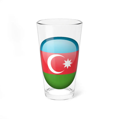 Flag orb Azerbaijan (Azerbaijan) Pint Glass 16oz 16oz - Go Mug Yourself