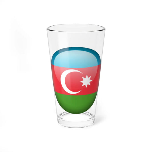 Flag orb Azerbaijan (Azerbaijan) Pint Glass 16oz 16oz - Go Mug Yourself
