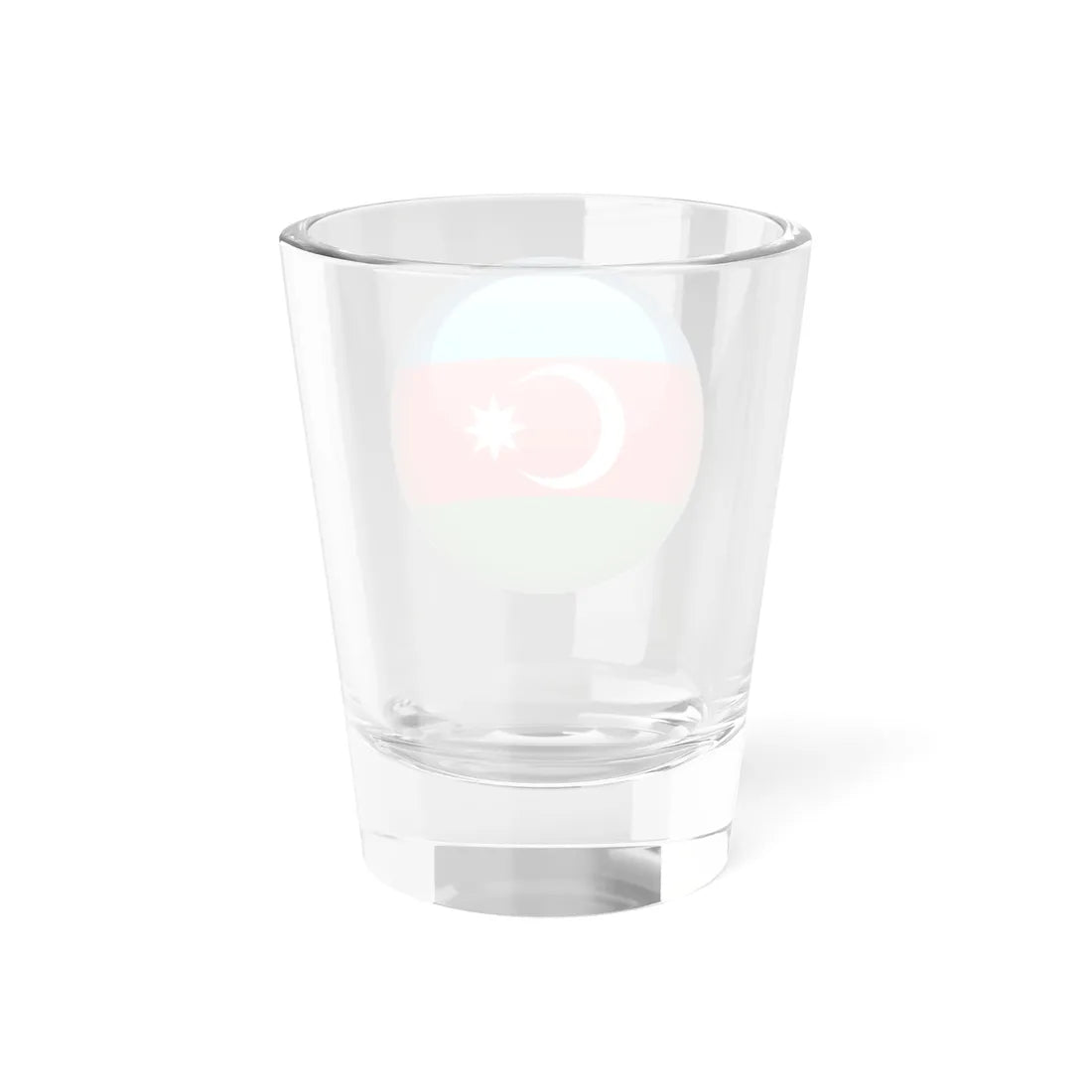Flag orb Azerbaijan (Azerbaijan) Shot Glass 1.5oz - Go Mug Yourself