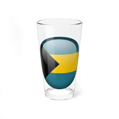 Flag orb Bahamas (Bahamas) Pint Glass 16oz 16oz - Go Mug Yourself