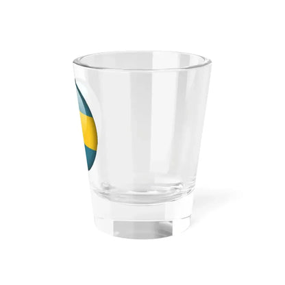 Flag orb Bahamas (Bahamas) Shot Glass 1.5oz - Go Mug Yourself
