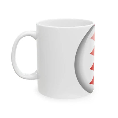 Flag orb Bahrain (Bahrain) White Coffee Mug - Go Mug Yourself