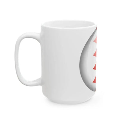 Flag orb Bahrain (Bahrain) White Coffee Mug - Go Mug Yourself