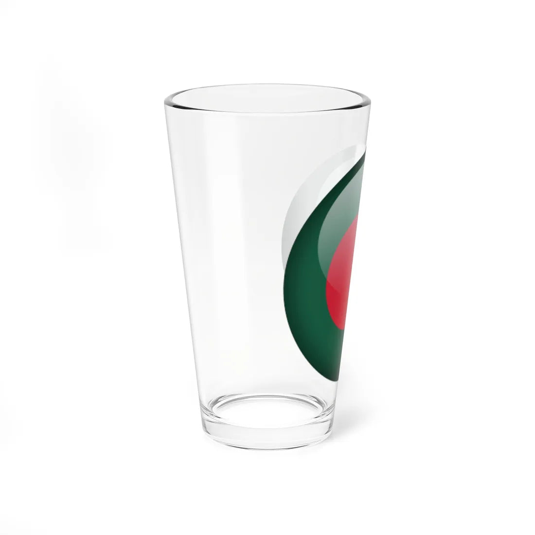 Flag orb Bangladesh (Bangladesh) Pint Glass 16oz - Go Mug Yourself