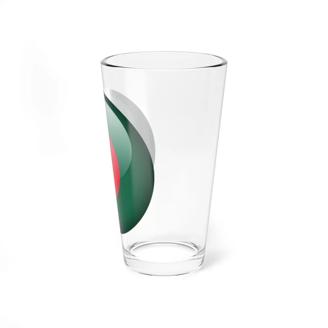 Flag orb Bangladesh (Bangladesh) Pint Glass 16oz - Go Mug Yourself