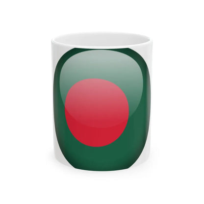 Flag orb Bangladesh (Bangladesh) White Coffee Mug 11oz - Go Mug Yourself