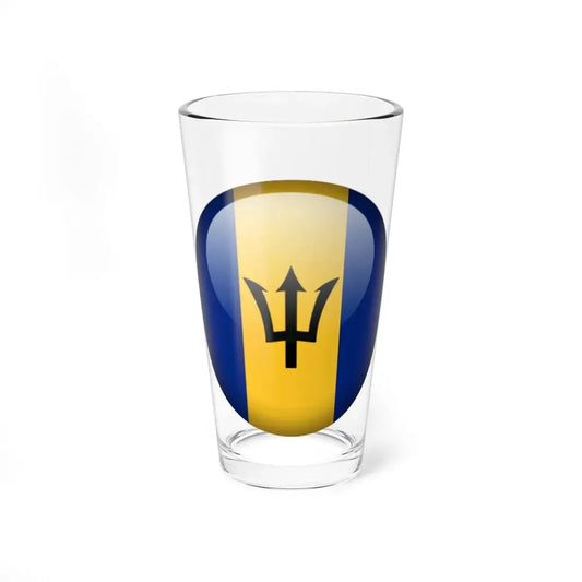 Flag orb Barbados (Barbados) Pint Glass 16oz 16oz - Go Mug Yourself
