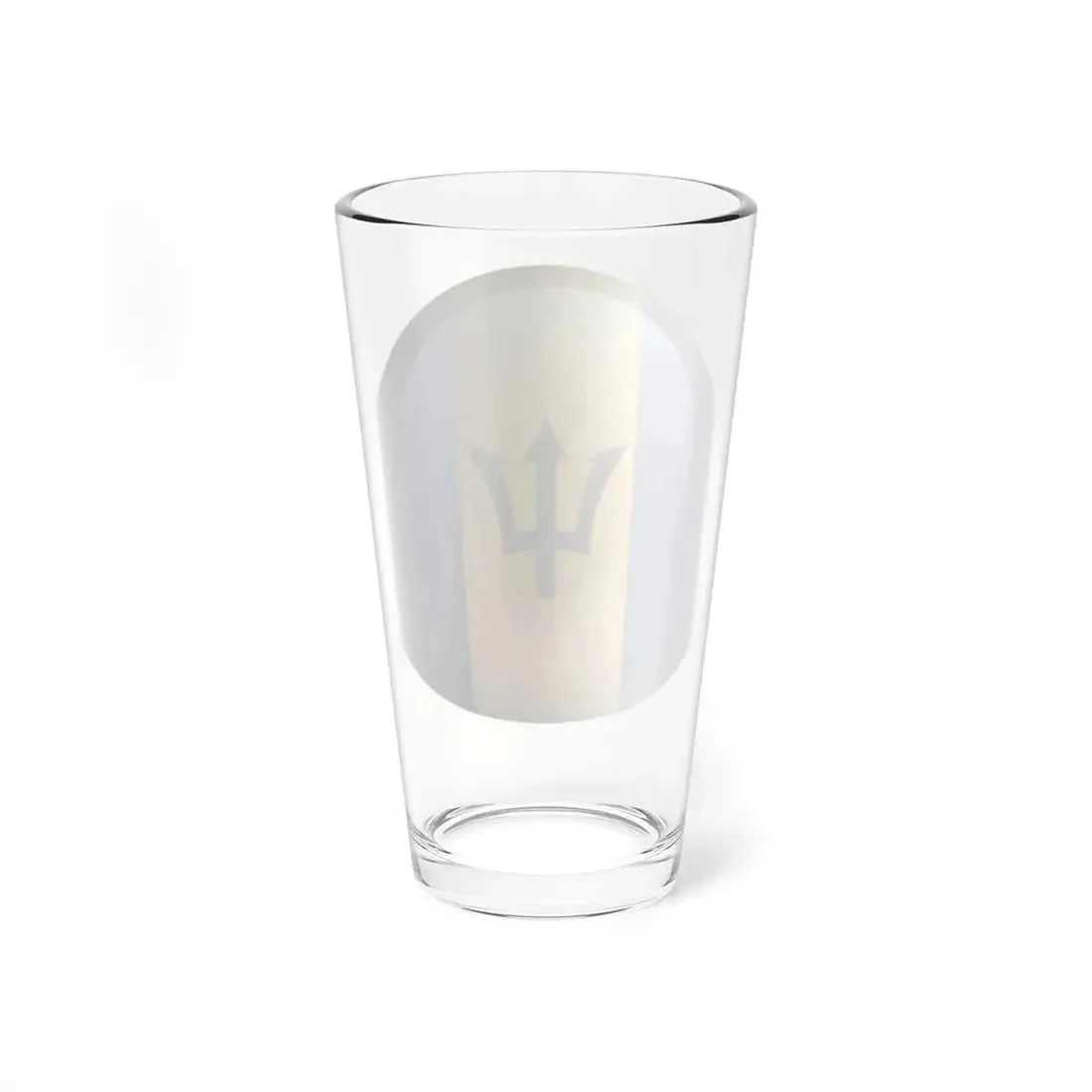 Flag orb Barbados (Barbados) Pint Glass 16oz - Go Mug Yourself