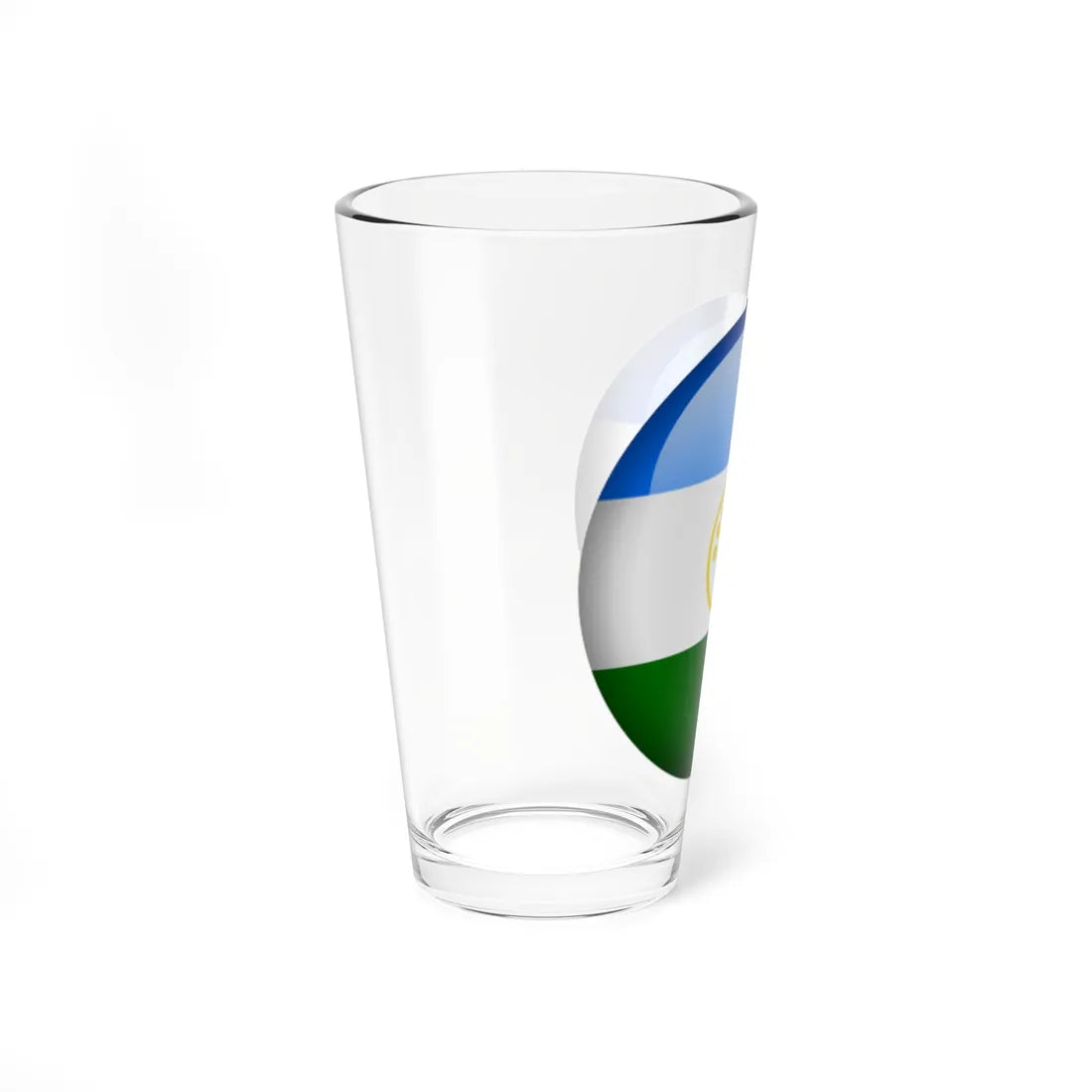 Flag orb Bashkortostan (Russia) Pint Glass 16oz - Go Mug Yourself