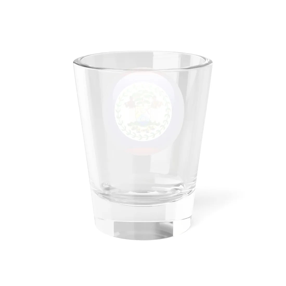 Flag orb Belize (Belize) Shot Glass 1.5oz - Go Mug Yourself