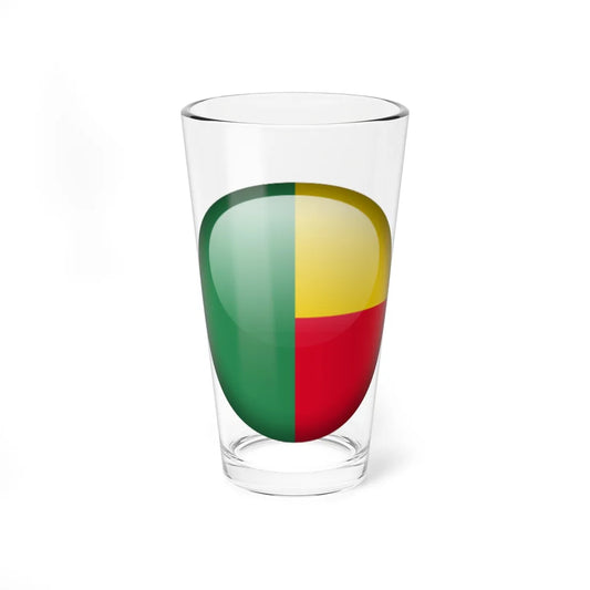 Flag orb Benin (Benin) Pint Glass 16oz 16oz - Go Mug Yourself