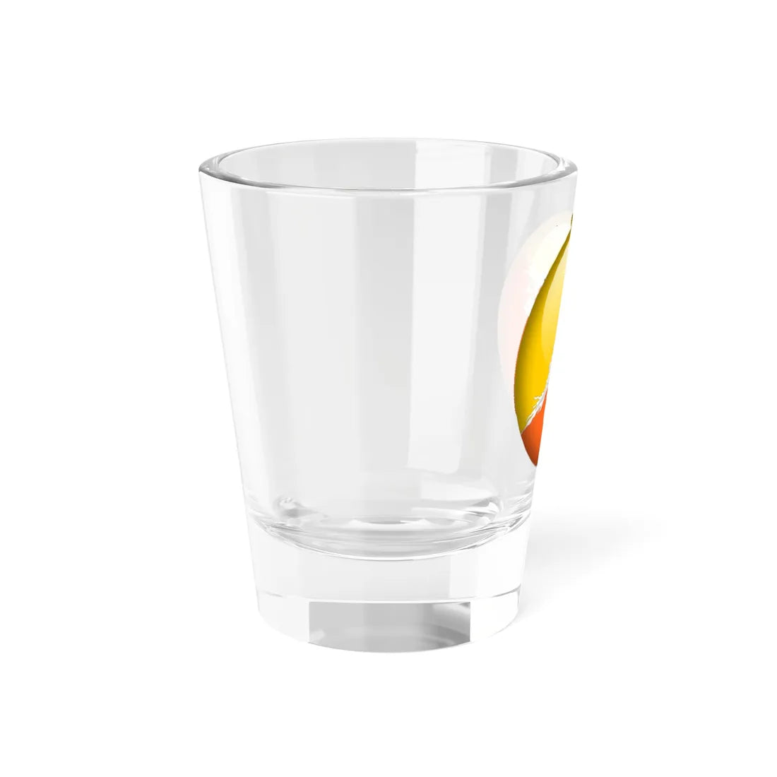Flag orb Bhutan (Bhutan) Shot Glass 1.5oz - Go Mug Yourself