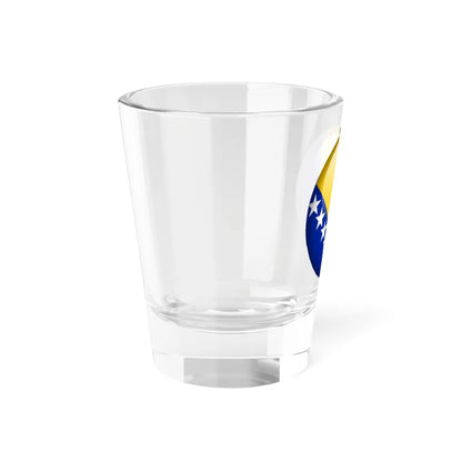 Flag orb Bosnia and Herzegovina (Bosnia and Herzegovina) Shot Glass 1.5oz - Go Mug Yourself