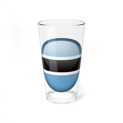 Flag orb Botswana (Botswana) Pint Glass 16oz 16oz - Go Mug Yourself