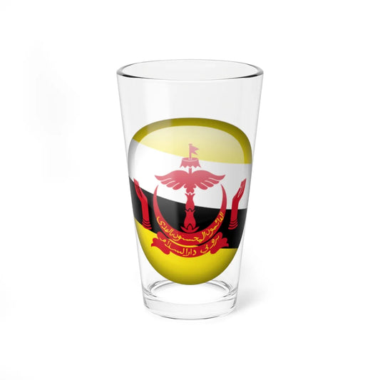 Flag orb Brunei (Brunei) Pint Glass 16oz 16oz - Go Mug Yourself