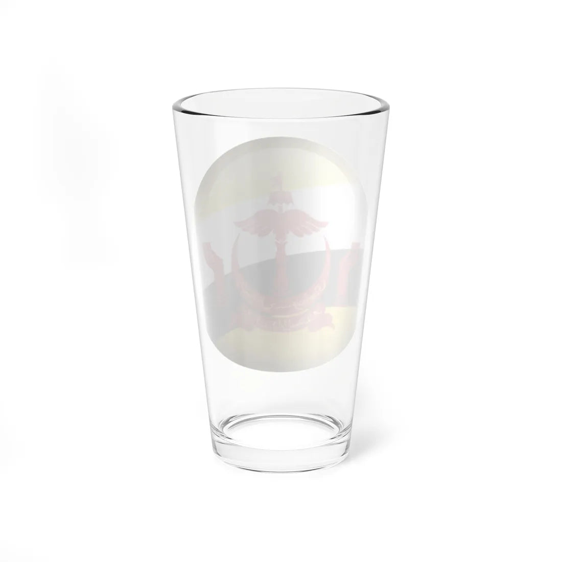 Flag orb Brunei (Brunei) Pint Glass 16oz - Go Mug Yourself