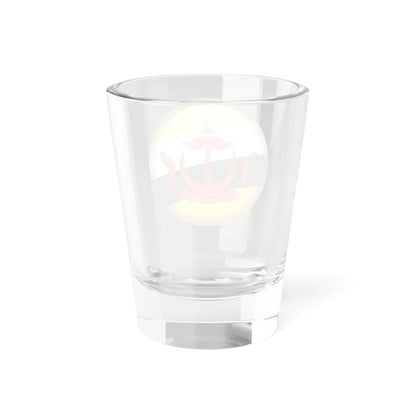 Flag orb Brunei (Brunei) Shot Glass 1.5oz - Go Mug Yourself