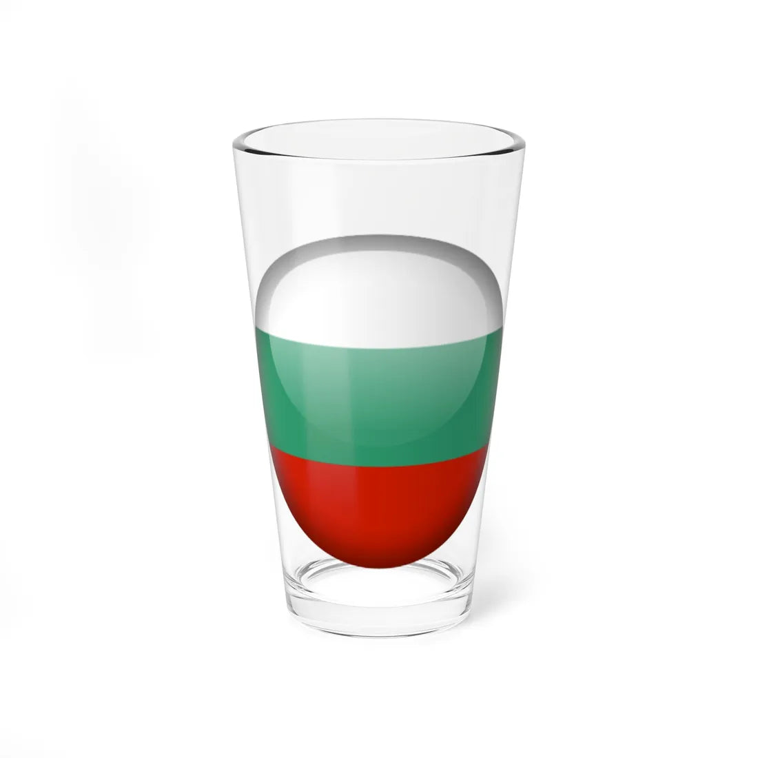 Flag orb Bulgaria (Bulgaria) Pint Glass 16oz 16oz - Go Mug Yourself