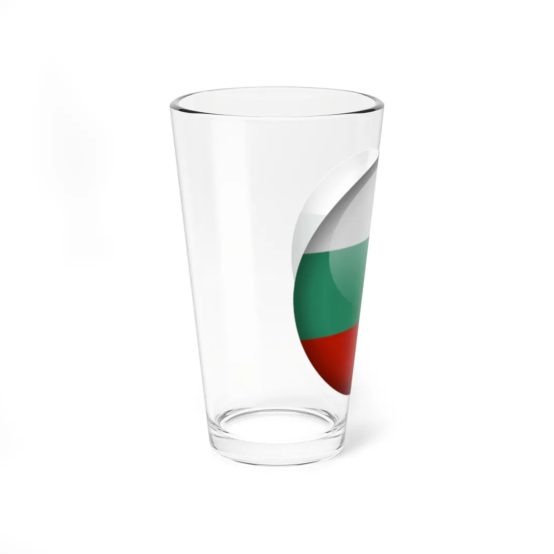 Flag orb Bulgaria (Bulgaria) Pint Glass 16oz - Go Mug Yourself