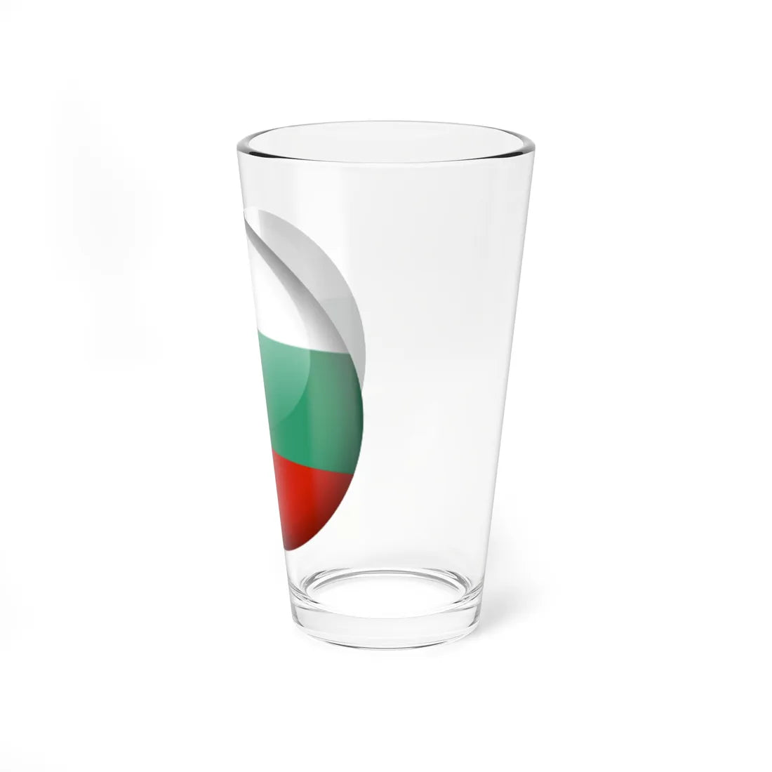 Flag orb Bulgaria (Bulgaria) Pint Glass 16oz - Go Mug Yourself