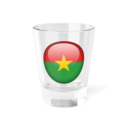 Flag orb Burkina Faso (Burkina Faso) Shot Glass 1.5oz 1.5oz - Go Mug Yourself