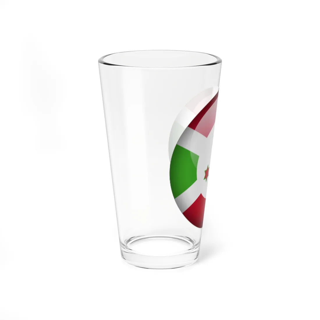 Flag orb Burundi (Burundi) Pint Glass 16oz - Go Mug Yourself