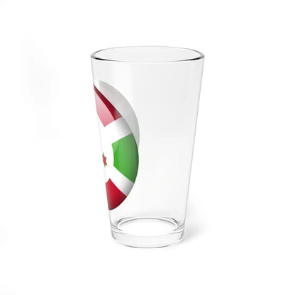 Flag orb Burundi (Burundi) Pint Glass 16oz - Go Mug Yourself