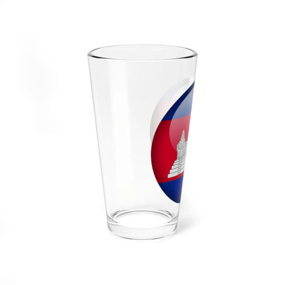 Flag orb Cambodia (Cambodia) Pint Glass 16oz - Go Mug Yourself