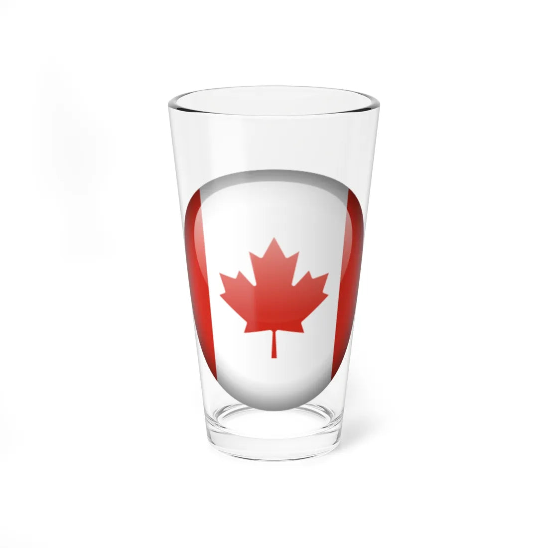 Flag orb Canada (Canada) Pint Glass 16oz 16oz - Go Mug Yourself
