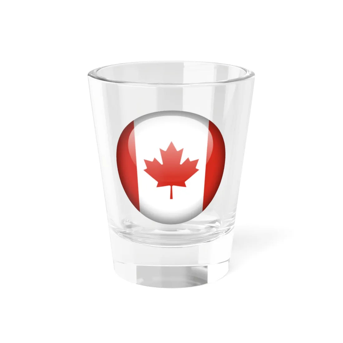 Flag orb Canada (Canada) Shot Glass 1.5oz 1.5oz - Go Mug Yourself