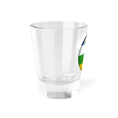 Flag orb Central African Republic (Central African Republic) Shot Glass 1.5oz - Go Mug Yourself