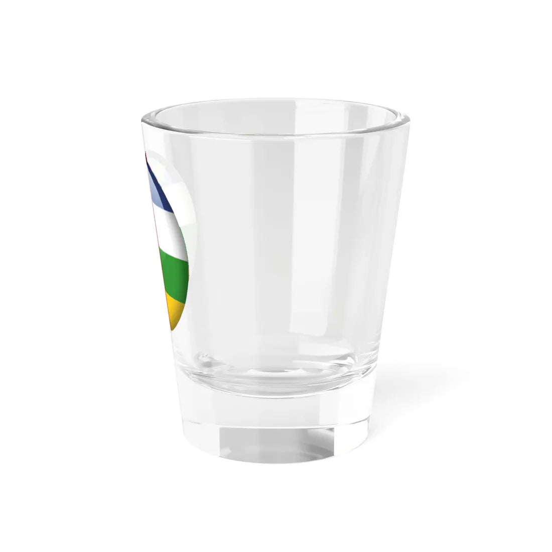 Flag orb Central African Republic (Central African Republic) Shot Glass 1.5oz - Go Mug Yourself