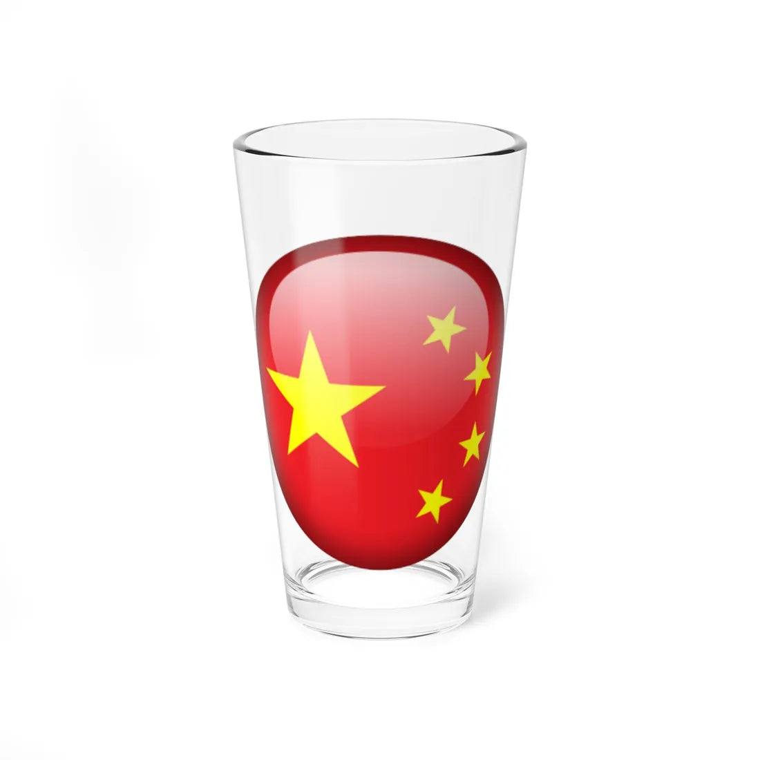 Flag orb China (China) Pint Glass 16oz 16oz - Go Mug Yourself