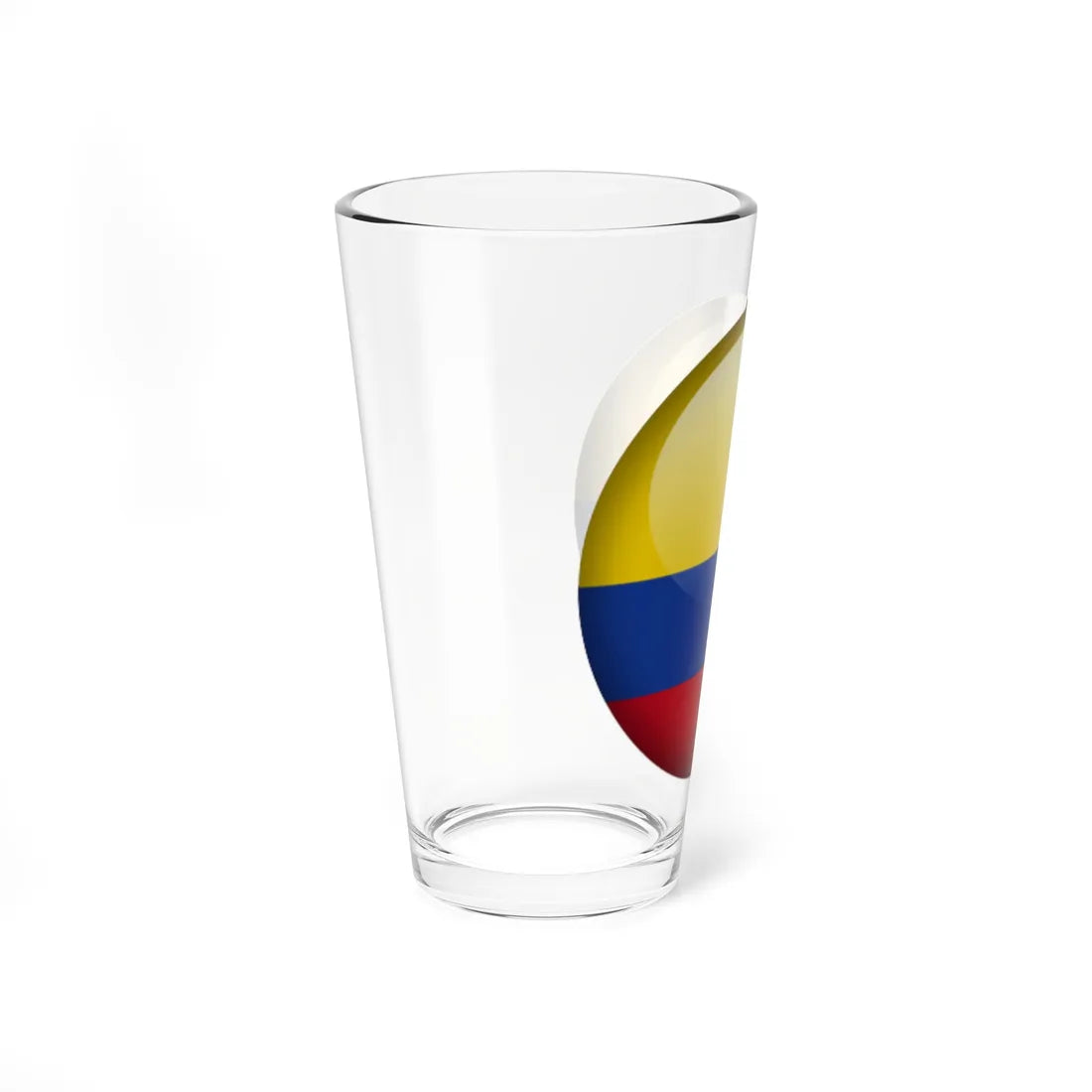 Flag orb Colombia (Colombia) Pint Glass 16oz - Go Mug Yourself