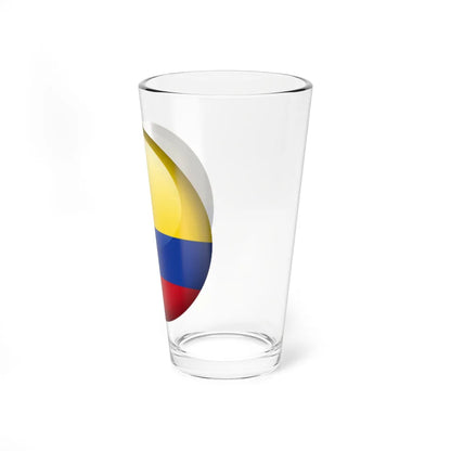 Flag orb Colombia (Colombia) Pint Glass 16oz - Go Mug Yourself