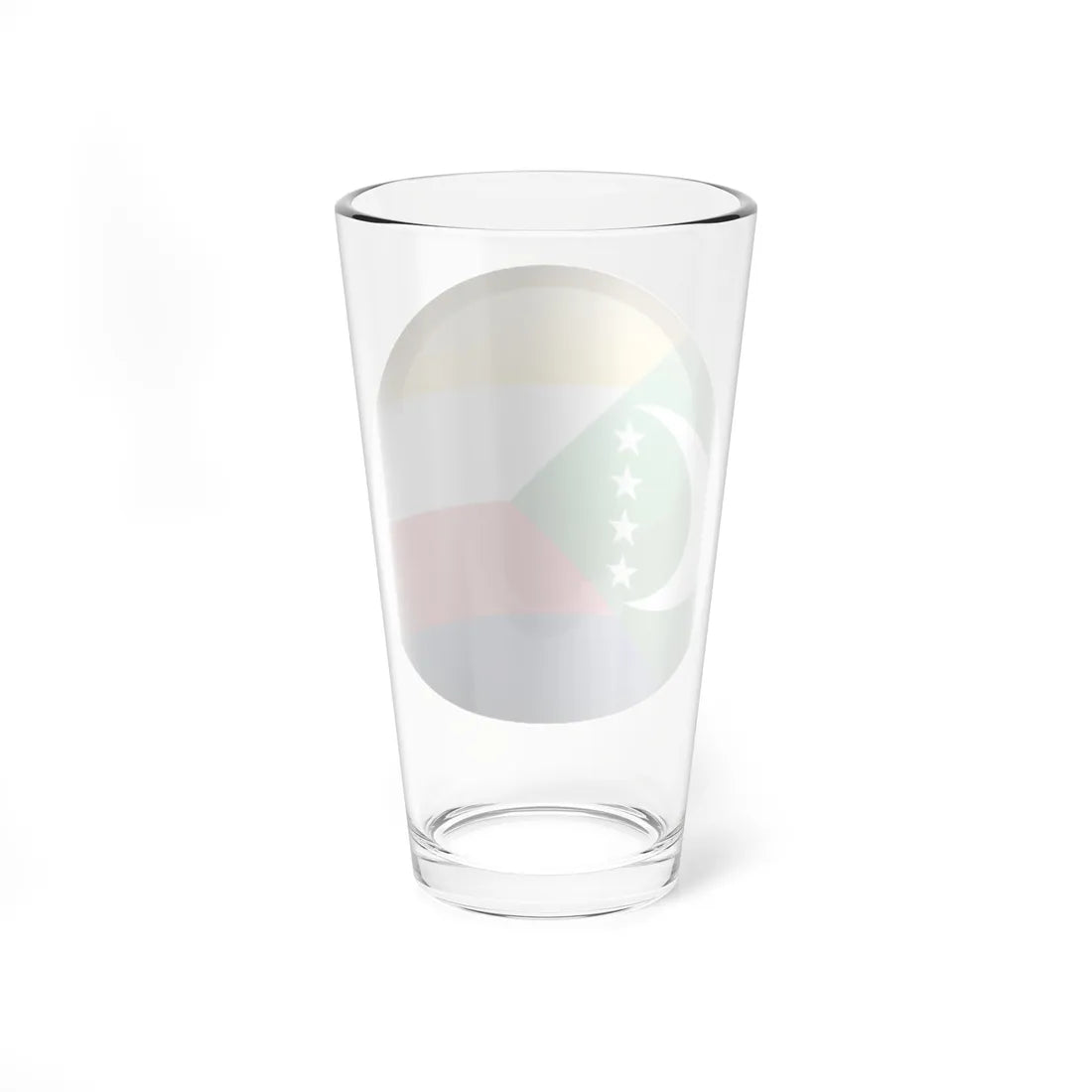 Flag orb Comoros (Comoros) Pint Glass 16oz - Go Mug Yourself