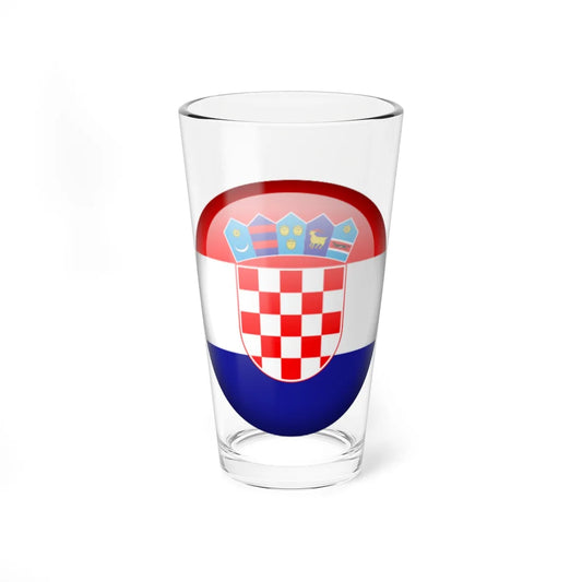 Flag orb Croatia (Croatia) Pint Glass 16oz 16oz - Go Mug Yourself
