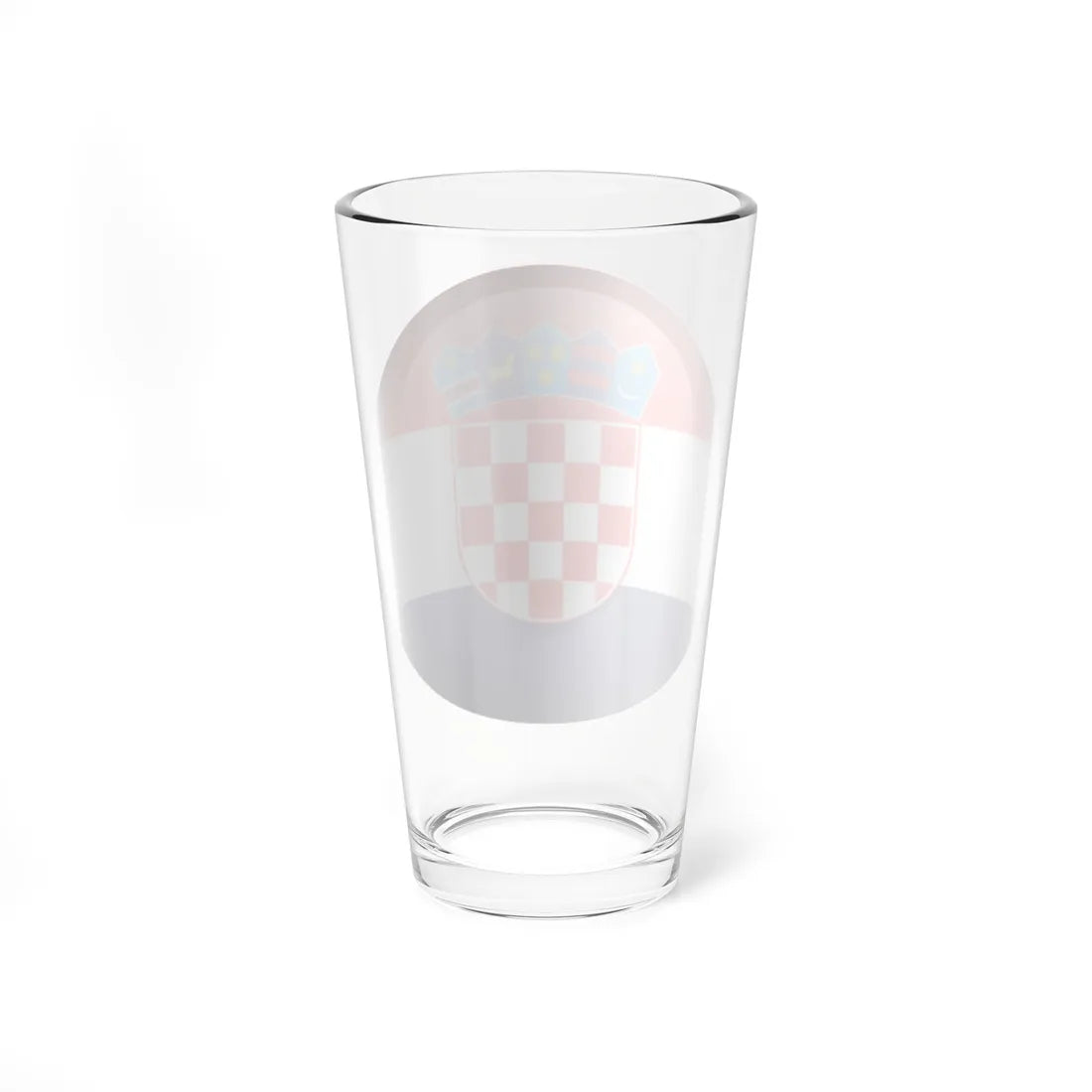 Flag orb Croatia (Croatia) Pint Glass 16oz - Go Mug Yourself