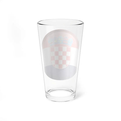 Flag orb Croatia (Croatia) Pint Glass 16oz - Go Mug Yourself