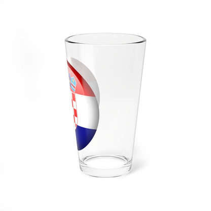 Flag orb Croatia (Croatia) Pint Glass 16oz - Go Mug Yourself