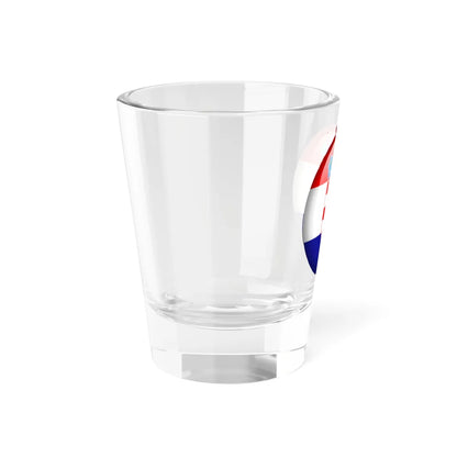 Flag orb Croatia (Croatia) Shot Glass 1.5oz - Go Mug Yourself