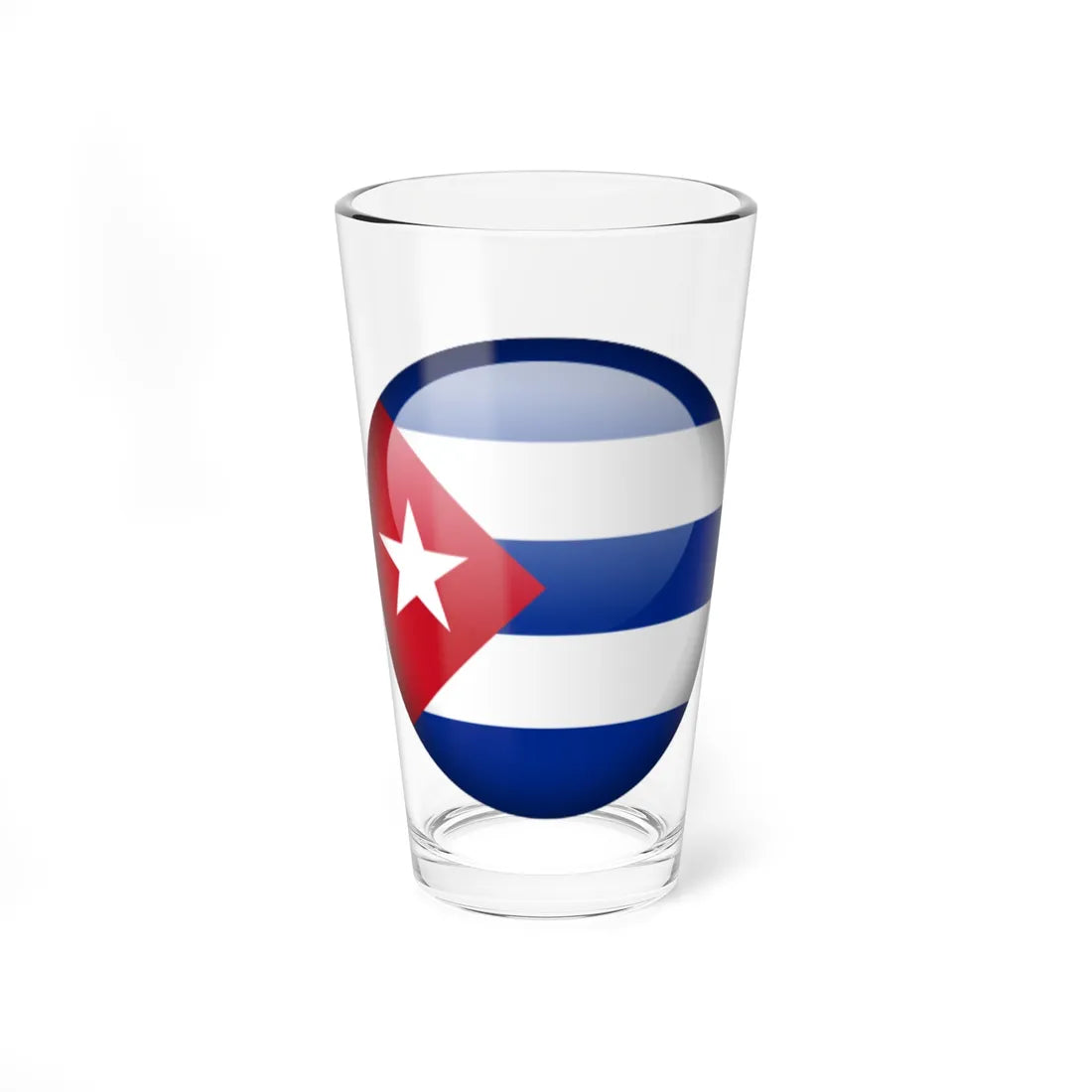 Flag orb Cuba (Cuba) Pint Glass 16oz 16oz - Go Mug Yourself