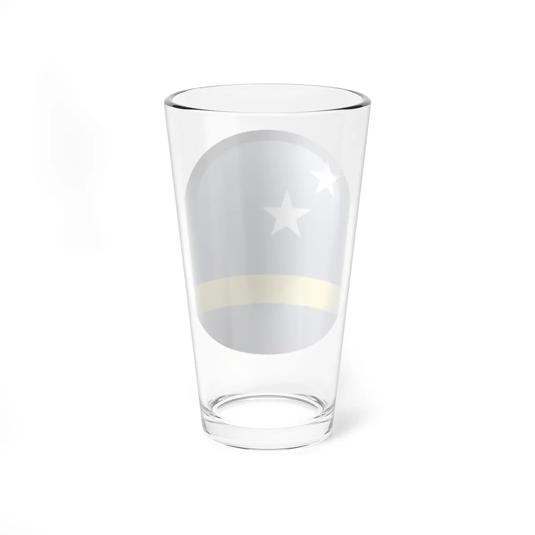 Flag orb Curaçao (Netherlands) Pint Glass 16oz - Go Mug Yourself