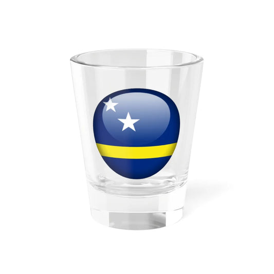 Flag orb Curaçao (Netherlands) Shot Glass 1.5oz 1.5oz - Go Mug Yourself