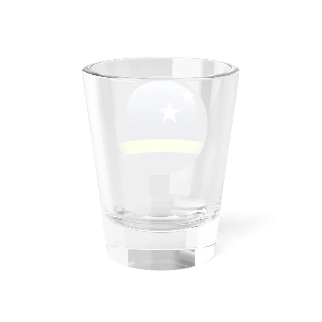 Flag orb Curaçao (Netherlands) Shot Glass 1.5oz - Go Mug Yourself