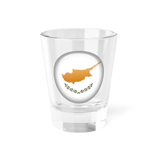 Flag orb Cyprus (Cyprus) Shot Glass 1.5oz 1.5oz - Go Mug Yourself