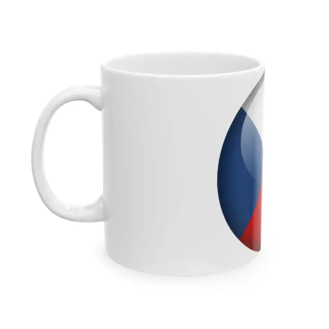 Flag orb Czech Republic (Czech Republic) White Coffee Mug - Go Mug Yourself