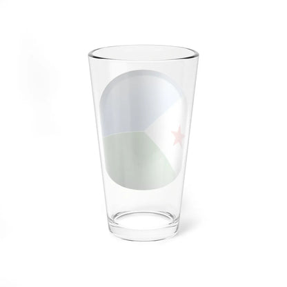 Flag orb Djibouti (Djibouti) Pint Glass 16oz - Go Mug Yourself